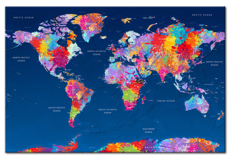 Cork Pinboard World Map: Artistic Fantasy 95955 additionalImage 2