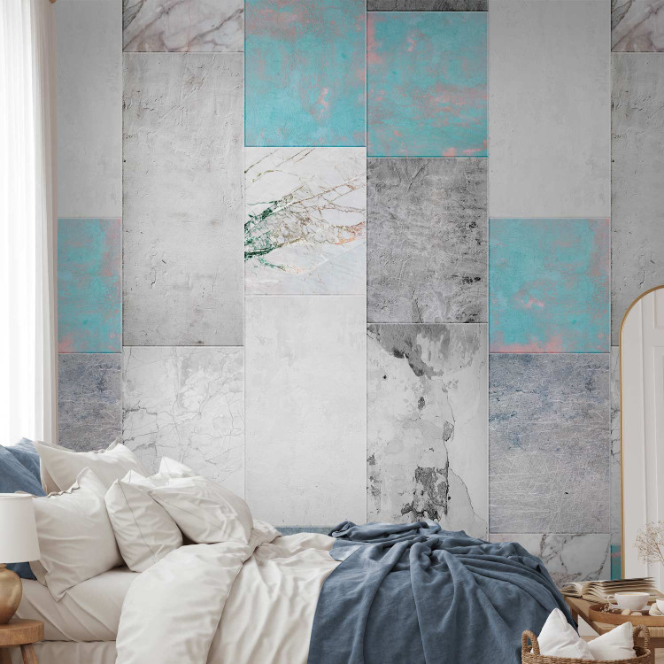 Modern Wallpaper Long Tiles (Blue) 114065 additionalImage 3