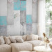 Modern Wallpaper Long Tiles (Blue) 114065