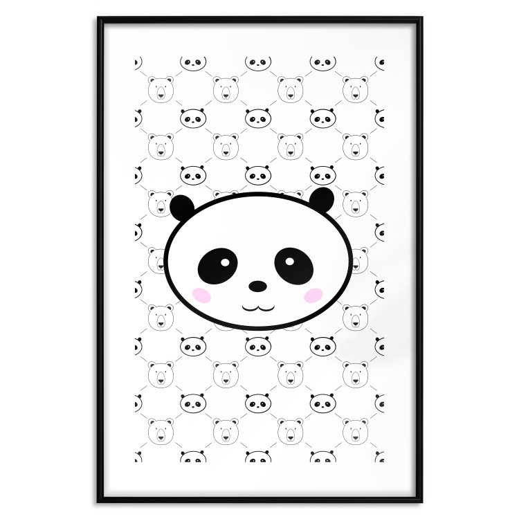 Poster Pandas and Bears - fun black and white animal composition 114565 additionalImage 15