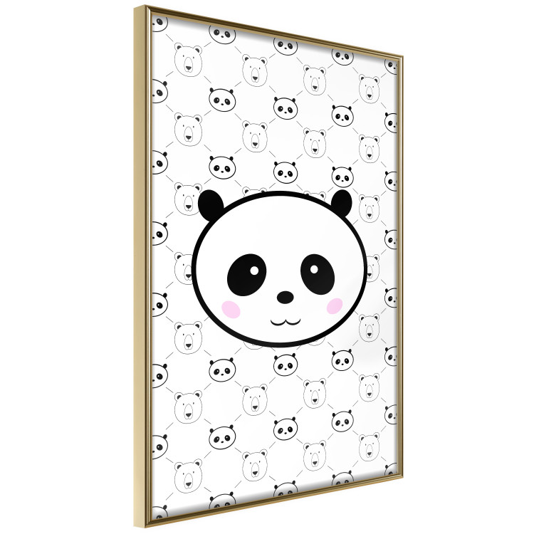 Poster Pandas and Bears - fun black and white animal composition 114565 additionalImage 12