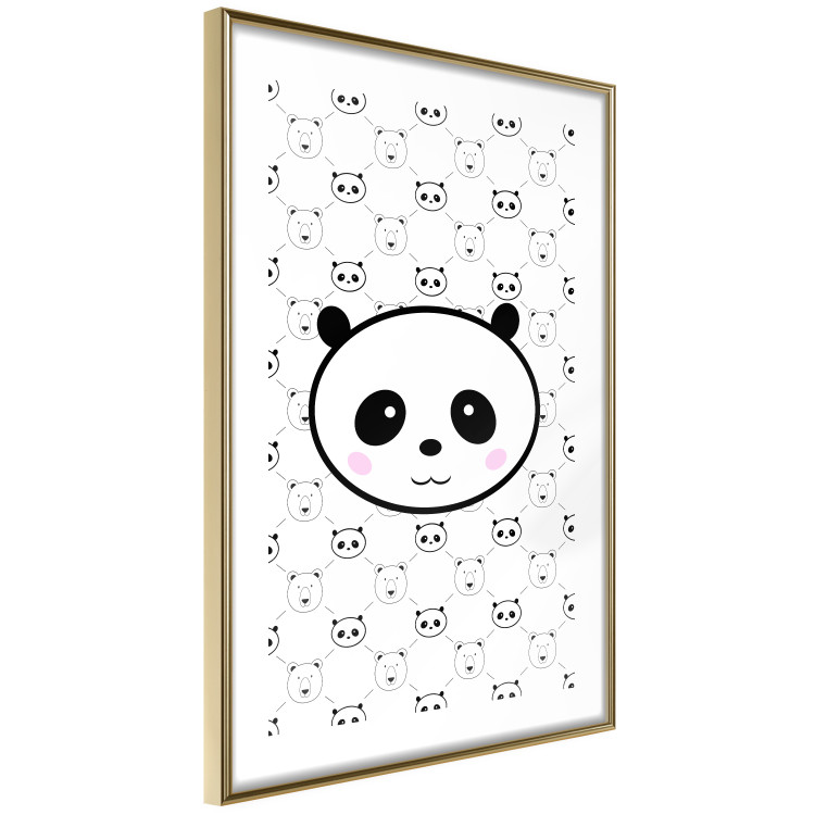 Poster Pandas and Bears - fun black and white animal composition 114565 additionalImage 6