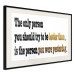 Poster Motivational quote - simple black text with brown highlights 114965 additionalThumb 3