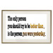 Poster Motivational quote - simple black text with brown highlights 114965 additionalThumb 19