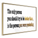 Poster Motivational quote - simple black text with brown highlights 114965 additionalThumb 8