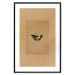 Poster Collector's Butterfly - autumn composition in brown color with an insect 118165 additionalThumb 14