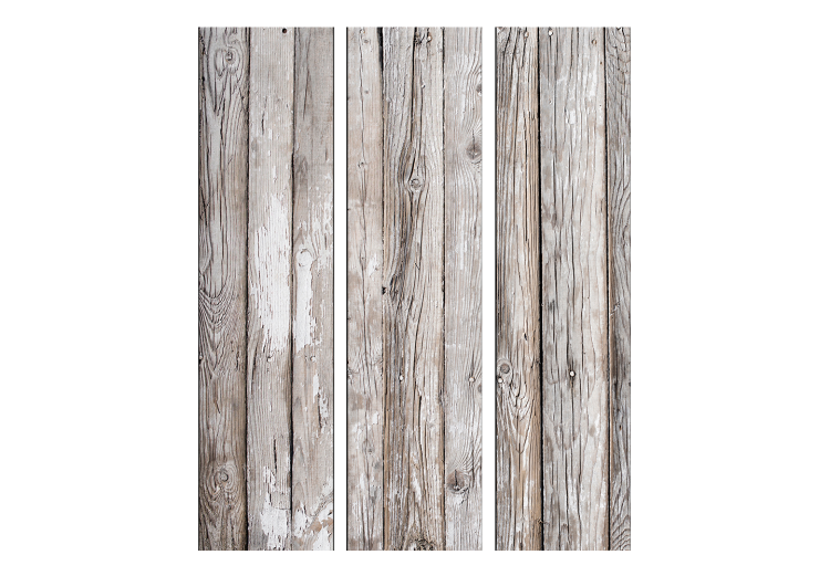 Folding Screen Scandinavian Wood - texture of naturally gray wooden planks 122965 additionalImage 3