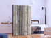 Folding Screen Scandinavian Wood - texture of naturally gray wooden planks 122965 additionalThumb 2