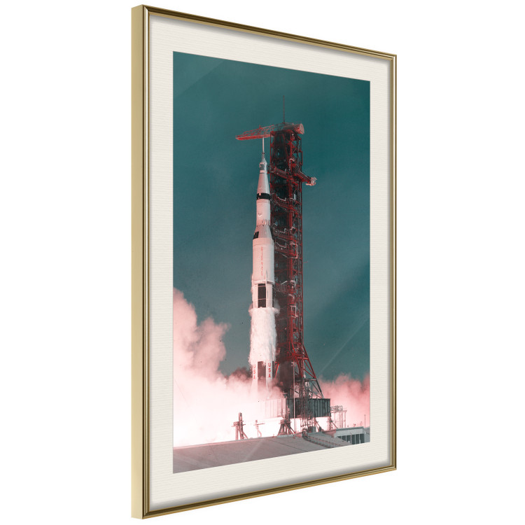 Wall Poster Great Launch - rocket launch to the moon from the launch pad 123165 additionalImage 3