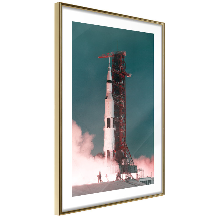 Wall Poster Great Launch - rocket launch to the moon from the launch pad 123165 additionalImage 9