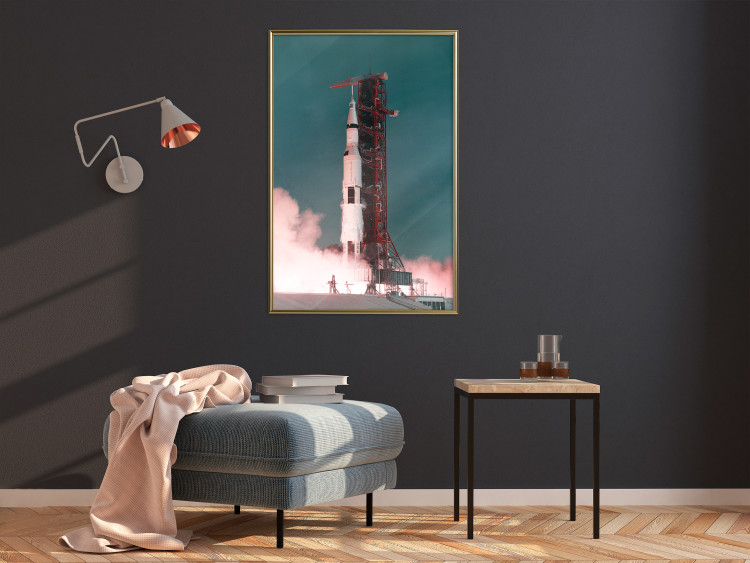 Wall Poster Great Launch - rocket launch to the moon from the launch pad 123165 additionalImage 8