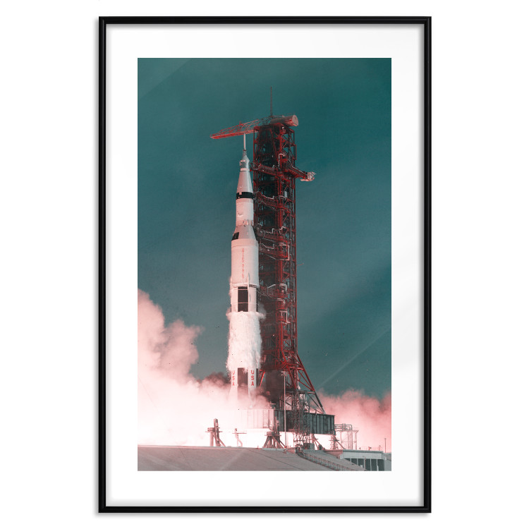 Wall Poster Great Launch - rocket launch to the moon from the launch pad 123165 additionalImage 15