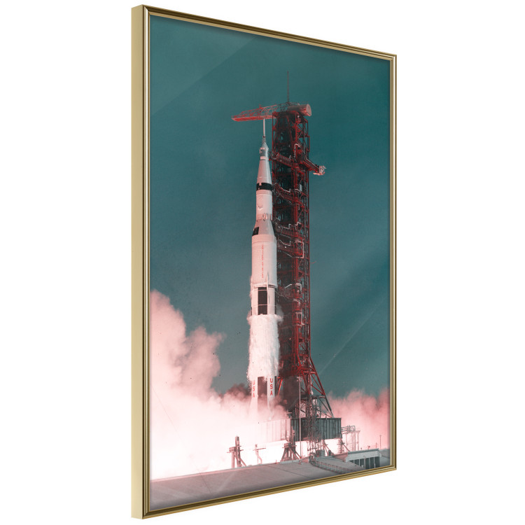 Wall Poster Great Launch - rocket launch to the moon from the launch pad 123165 additionalImage 14