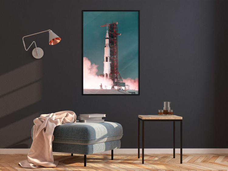 Wall Poster Great Launch - rocket launch to the moon from the launch pad 123165 additionalImage 4