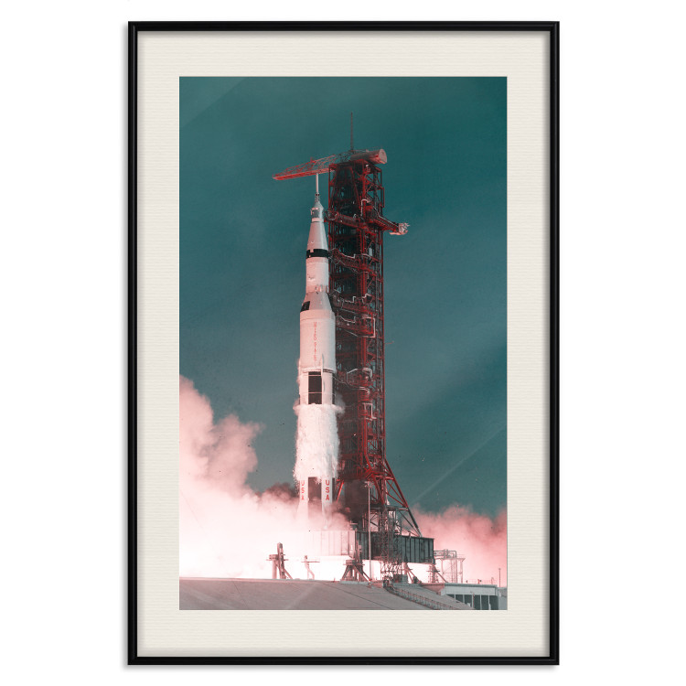 Wall Poster Great Launch - rocket launch to the moon from the launch pad 123165 additionalImage 18