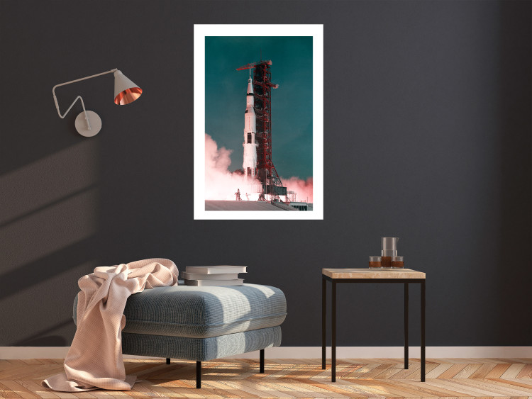 Wall Poster Great Launch - rocket launch to the moon from the launch pad 123165 additionalImage 5