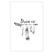 Poster Dream On - black English text above feathers hanging on an arrow 123365 additionalThumb 25