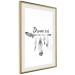 Poster Dream On - black English text above feathers hanging on an arrow 123365 additionalThumb 2