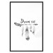 Poster Dream On - black English text above feathers hanging on an arrow 123365 additionalThumb 15