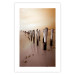 Poster Autumnal Ebb - beach and sea landscape against sunset backdrop 123765 additionalThumb 26