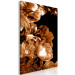 Canvas Print Autumn bouquet on black background - flowers in sepia 123865 additionalThumb 2