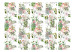 Room Separator Beautiful Garden II (5-piece) - tropical floral pattern 124065 additionalThumb 3