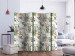 Room Separator Beautiful Garden II (5-piece) - tropical floral pattern 124065 additionalThumb 2