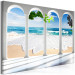 Canvas Art Print Columns and Sea (1 Part) Wide 124365 additionalThumb 2