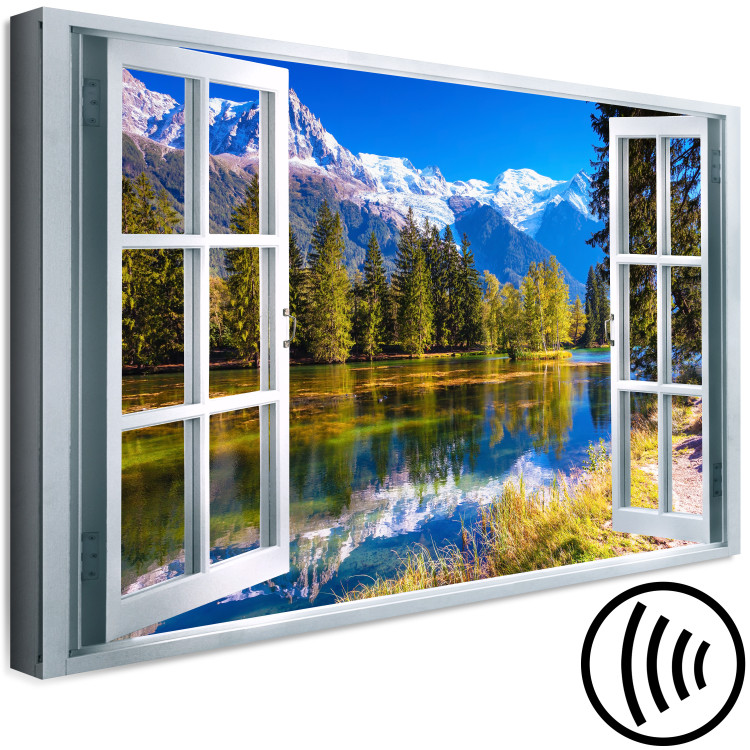 Canvas Print Morning in the Mountains (1 Part) Wide 125165 additionalImage 6