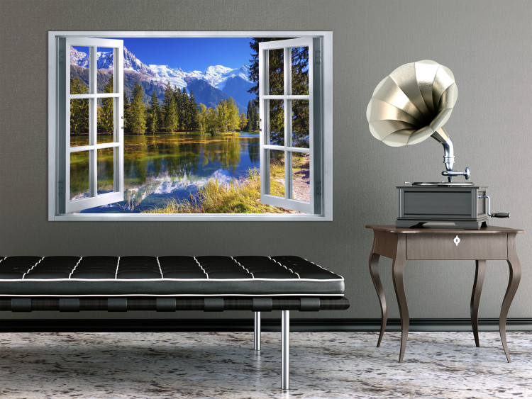 Canvas Print Morning in the Mountains (1 Part) Wide 125165 additionalImage 3
