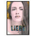 Poster Liebe - dark German text "love" on a portrait of a woman 125365 additionalThumb 18