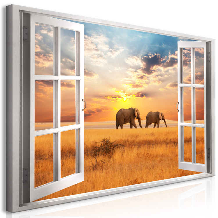 Large canvas print Evening in Congo II [Large Format] 125565 additionalImage 2