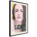 Wall Poster Meine Liebe - colorful portrait of a woman with German inscriptions 126865 additionalThumb 2