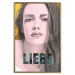 Wall Poster Meine Liebe - colorful portrait of a woman with German inscriptions 126865 additionalThumb 17