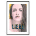 Wall Poster Meine Liebe - colorful portrait of a woman with German inscriptions 126865 additionalThumb 15