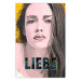 Wall Poster Meine Liebe - colorful portrait of a woman with German inscriptions 126865