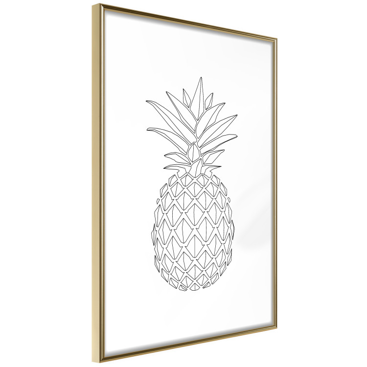Wall Poster Fruit Sketch - line art of tropical fruit on uniform white background 128365 additionalImage 9