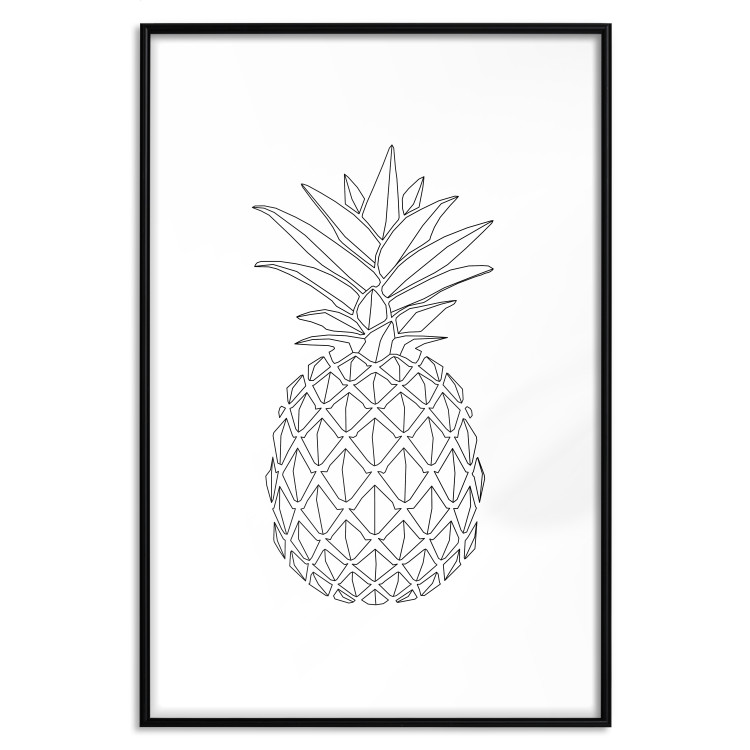 Wall Poster Fruit Sketch - line art of tropical fruit on uniform white background 128365 additionalImage 15