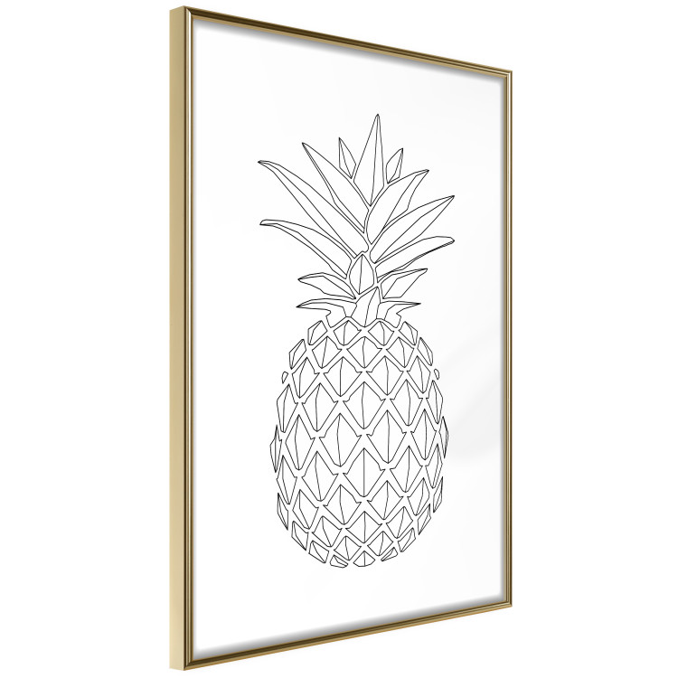 Wall Poster Fruit Sketch - line art of tropical fruit on uniform white background 128365 additionalImage 14