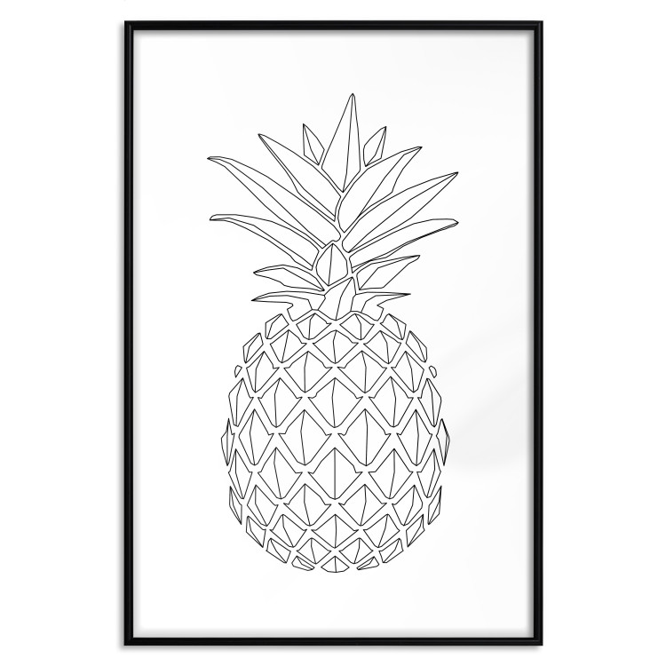 Wall Poster Fruit Sketch - line art of tropical fruit on uniform white background 128365 additionalImage 16