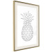 Wall Poster Fruit Sketch - line art of tropical fruit on uniform white background 128365 additionalThumb 3
