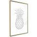 Wall Poster Fruit Sketch - line art of tropical fruit on uniform white background 128365 additionalThumb 9