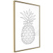 Wall Poster Fruit Sketch - line art of tropical fruit on uniform white background 128365 additionalThumb 12