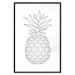Wall Poster Fruit Sketch - line art of tropical fruit on uniform white background 128365 additionalThumb 18