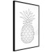 Wall Poster Fruit Sketch - line art of tropical fruit on uniform white background 128365 additionalThumb 11