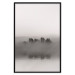 Wall Poster Island of Mists - black and white lakeside landscape with mist-covered island 130265 additionalThumb 16