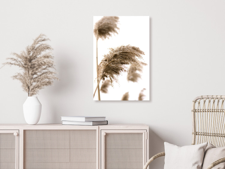 Canvas Art Print Dry Wind (1-piece) Vertical - plant landscape in boho motif 131565 additionalImage 3