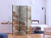 Room Separator Industrial Duet (3-piece) - wall with texture of red bricks 132865 additionalThumb 2