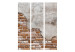 Room Separator Industrial Duet (3-piece) - wall with texture of red bricks 132865 additionalThumb 3