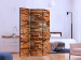 Room Divider Orange Stone (3-piece) - composition with brick texture 133465 additionalThumb 2